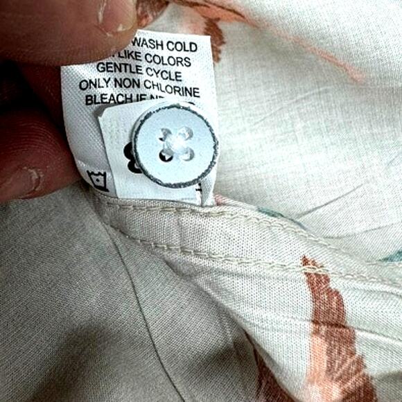 NWT!!! Free Planet Mens, Short Sleeve,Flamingoes, Flowers, MSRP 50, Mens L - Picture 9 of 11